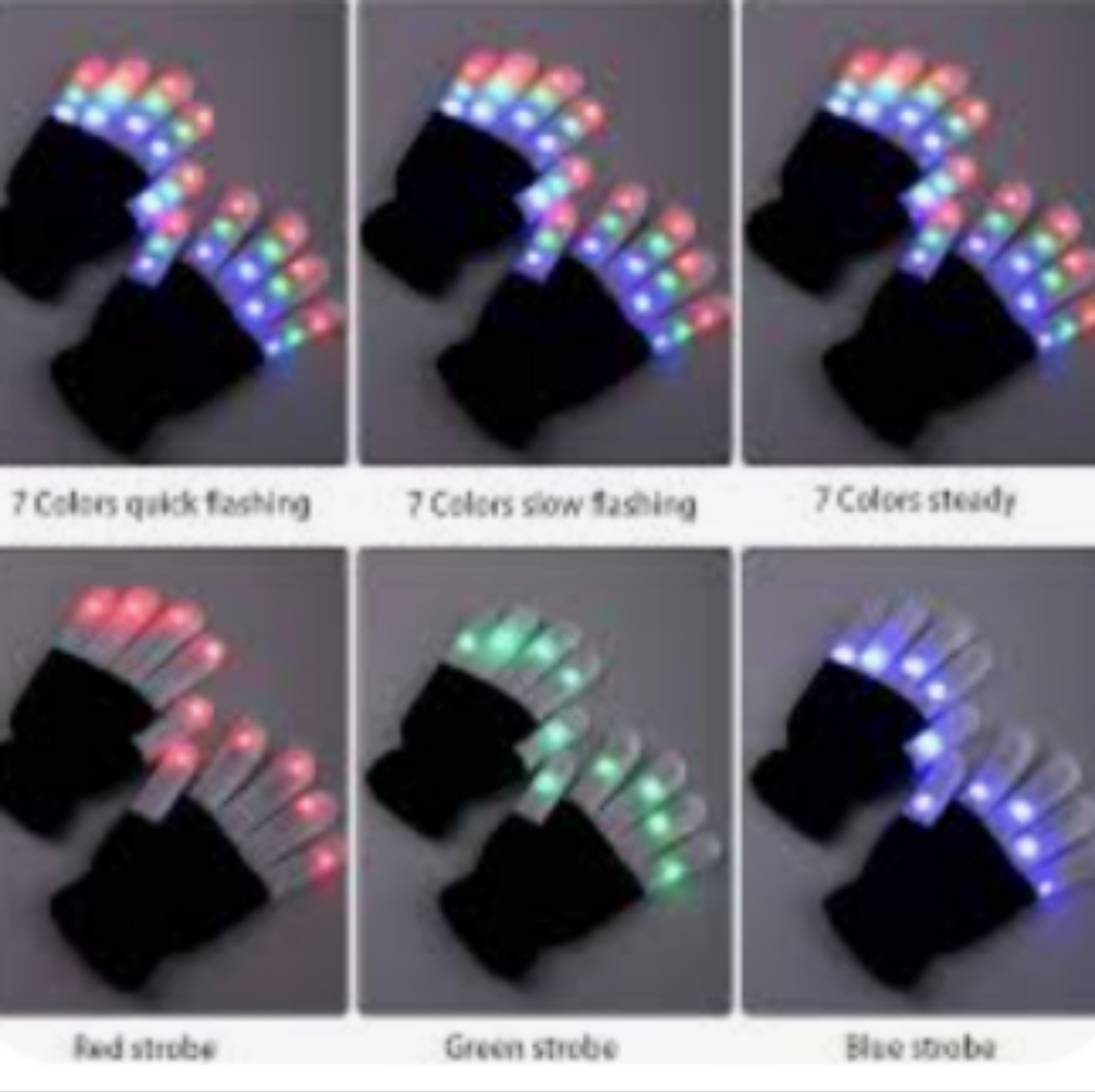 Color Changing LED Gloves - Picture 11 of 15
